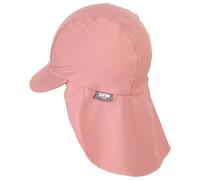 Kids' baseball cap with neck cover Sterntaler chiné Rose 51/53 cm