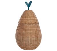 Kids Basket Pear VAGSOY Rattan Natural