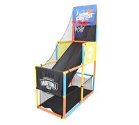 Kids Basketball Hoop Single System Game Set, Indoor Basketball Game, Toys with 2 Balls Air Pump for Basement Room, Backyard