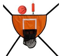 Kids Basketballs Hoop And Net Set Wall Mounted Childrens Home Basketballs Hoop Bedroom Kids Indoor Outdoor Sport Toy Trampolines Basketball Set