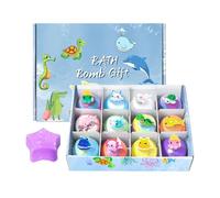 Kids Bath - 12 Pack Fizzy Bubble Balls, Organic Bubble Ball | Natural Moisturizing Fizzing Bath Bombs Collection for Girls Boysyoung Children On Any Occasion