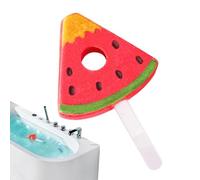 Kids Bath Ball - 100g Safe Fun Colorful Fruit Lollipop Game, Kids Water Game | Fruit Shapes Strawberry Watermelon for Son Daughter Friends Bathtub Family Time Home Garden Pool Playtime Water Pla