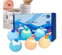 Kids Bath Balls 6-Piece Handmade Natural Funny