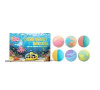Kids Bath Bombs, Bubble Bath Ball Gift Set, Mild Non-Irritating, Multi Fragrance Moisturizing Bath Fizz Balls, Perfect Birthday Holiday Gift for Boys Girls
