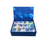 Kids Bath Fizzers Set, Scented Spa Gift Set, Bath Bombs with Aromatic Oils, Gentle Foaming Tablets Soap, Color Burst Sphere Design, Children Accessories for Spa and Relax Time