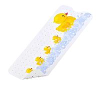 Kids Bath Mat Non Slip Cute Yellow Duck - 100x40cm Extra Long Kids Bath Mat Anti Mould, Machine Washable Toddler Shower Mat with Suction Cups for Secure Grip, Easy Clean & Fast Drying