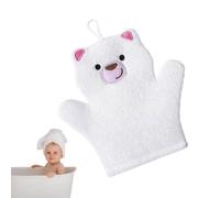 Kids Bath Mitt - Animal Wash Gloves, Bath Brush with Cute Owl/Bunny Designs | Bath Mitt for : Fun Accessories