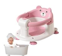 Kids Bath Seat - Hill Ring & Padlock | Bath Chair with Ergonomic Backrest, Suction Non Slip Safe Support for Young Children