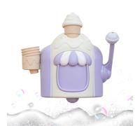 Kids Bath Toy | 8.66x2.36x7.87 Inches Shower Ba th Toy - Wall Mounted Interactive Fun | Bubble Ice Cream Maker Ba th T oy | Kids Ages 2-5 Boys Children Christmas Birthday Bathroom Home Indoor Play