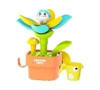 Kids Bath Toys - Watering Flower Game Set, Irrigation Cup Bath Toy, Wall Mounted Play Unit | Interactive Water Flow System Activity, Sensory Learning Methods, For Bathroom Shower Play