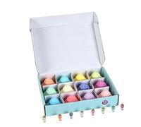 Kids bathBomb Set - 720g bathFizzies with Surprise Toys, Natural bathBombs | Colorful bathBombs with Hidden Toys Inside for Kids, Moisturizing Bubble bathBalls Gift Set for Boys Girls, Fun Scente
