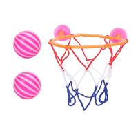 Kids Bathroom Basketball Game - Suction Cup Hoop Ball Toy | Lightweight with Easy Attach Design for Shower, Tub, or Playroom Fun Activities Portable and Easy Setup 4.33x5.12x3.54in