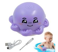 Kids Bathtub Toy,Rechargeable with LED Light,Water Spray Kids Bath Toy Octopus - for Boys Preschoolers Children Swimming Pool Beach Park Home Travel Kindergarten