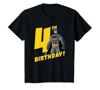 Kids Batman 4th Birthday T-Shirt