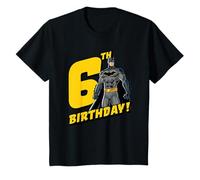 Kids Batman 6th Birthday T-Shirt