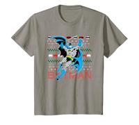 Kids Batman Fair Isle Christmas T-Shirt