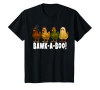 Kids Bawk-a-Boo! Funny Chicken Halloween Family Matching T-Shirt
