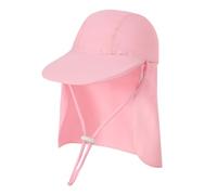 Kids Beach Sun Hat with Neck Flap UPF 50+ Summer Swim Cap with Adjustable Chin Legionnaires Hat Sun Protection Beach Hat Soft Neck Protection Sun Visor Baseball Cap for Travel Holiday Seaside