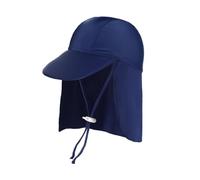 Kids Beach Sun Hat with Neck Flap UPF 50+ Summer Swim Cap with Adjustable Chin Legionnaires Hat Sun Protection Beach Hat Soft Neck Protection Sun Visor Baseball Cap for Travel Holiday Seaside