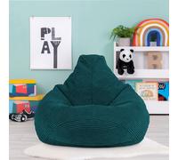 Kids Bean Bag Cord Recliner Childrens Filled Beanbag Chair