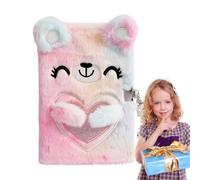 Kids Bear Journal Notebook With Lock Keys Cutes Secrets Diary