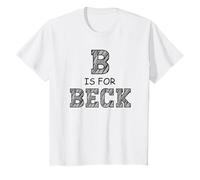 Kids Beck Name Shirt Alphabet A is for Beck T-Shirt
