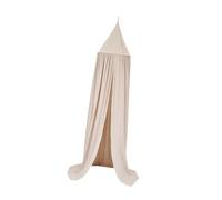 Kids Bed Canopy Dome Large Indoor Outdoor Round Hanging Curtain Drapes Castle Play Tent for Room Bedding(Khaki)