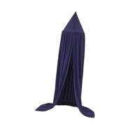 Kids Bed Canopy Dome Large Indoor Outdoor Round Hanging Curtain Drapes Castle Play Tent for Room Bedding(Blue)