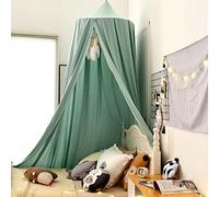 Kids Bed Canopy for Bedroom,Children Bed Canopy Round Dome Mosquito Net,Reading Room Decorations,Nursery Room Decorations,Kids Princess Play Tents,Hanging Blocking Light Canopy for Baby Color I