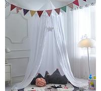 Kids Bed Canopy Round Dome, Children Hanging Mosquito Net Girls Princess Castle Play Tent, Nursery Decorations, Room Decoration for Kids, Bed Canopy for Kid‘s Reading Room Color E 65x270cm