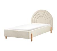 Kids Bed Fabric ANET 90 x 200 cm (EU Single) Beige