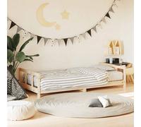 Kids Bed Frame Wooden Bed Base Bedstead for Children Solid Wood Pine vidaXL