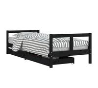 Kids Bed Frame Wooden Bedstead Bed Base with Drawers Solid Wood Pine vidaXL