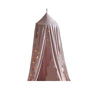 Kids Bed Mosquito Net Child Canopy Curtain Children Tent Hanging Round Play Room Decor(Pink)