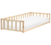 Kids Bed Pine Wood AURIBEAU 90 x 200 cm (EU Single) Light Brown