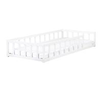 Kids Bed Pine Wood MEYMAC 90 x 200 cm (EU Single) White