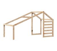 Kids' Bed Roof Kids Bed Canopy Children Bed Rooftop Solid Wood Pine vidaXL