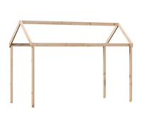 vidaXL Kids' Bed Roof Bed Canopy Bed Rooftop 217x95.5x159 cm Solid Wood Pine