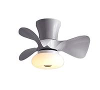 Kids Bedroom Ceiling Fan with Light Reversible with Remote Control 6 Speeds LED Dimmable Fan Ceiling Light 64W with Timer Modern Quiet Ceiling Fan Light,G