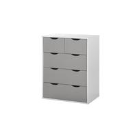 Kids Bedroom Furniture Set Oak Grey White Wardrobe Chest Drawers Bedside