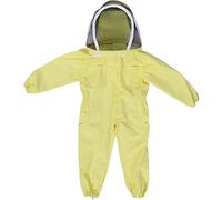 Kids Beekeeping Suits, Cotton Full Body Protective Ventilated, Bee Farm Visitor Veil Protective Gear Equipment Jumpsuit