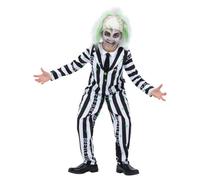 Kids Beetlejuice Halloween Fancy Dress Horror Kid Character Boys Costume Childs