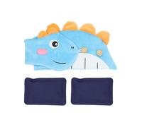 Kids Belly Band, Cute Dinosaur Heated Tummy Wrap, Reusable -Heating Waist Warmer for Children’s Discomfort Relief, Soft Adjustable Wrap, 23.62x5.91in