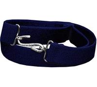 Kids Belts For Boys and Girls Elastic Adjustable Snake Belt (Navy)