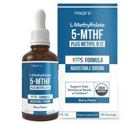 Kids Berry Flavor Liquid, 30ml, Tube Feeding Supplements-L-Methylfolate 5-MTHF Drops with Methyl B12