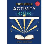 Kids Bible Activity Book: Fun Christian Activities for Ages 8-12: Word Search, Crosswords, Trivia, and More!