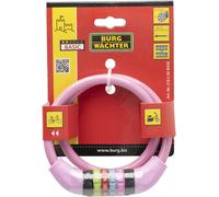 Kids Bicycle Lock, Spiral Combination Code, Safe & Practical Pink Design