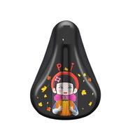Kids Bicycle Saddle Cushion Cover Kids Bike Seat Cover Small Child Cycling Anti Slip for Boys Girls Bicycle Saddle Pad Protection(Black1,Small)