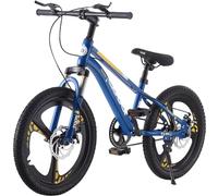 Kids Bike 20" Wheels Mountain Bike for Boys and Girls For 6-12 Year Old High Performance Bicycle For Any Terrain Versatile & Reliable Children’s Bike 20” Alloy Wheels & Steel Frame (Blue, 20inch)