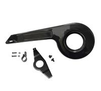 Kids Bike Chain Guard Black Sturdy PP Bike Chain Cover with Accessories Fit for 32-36 Teeth